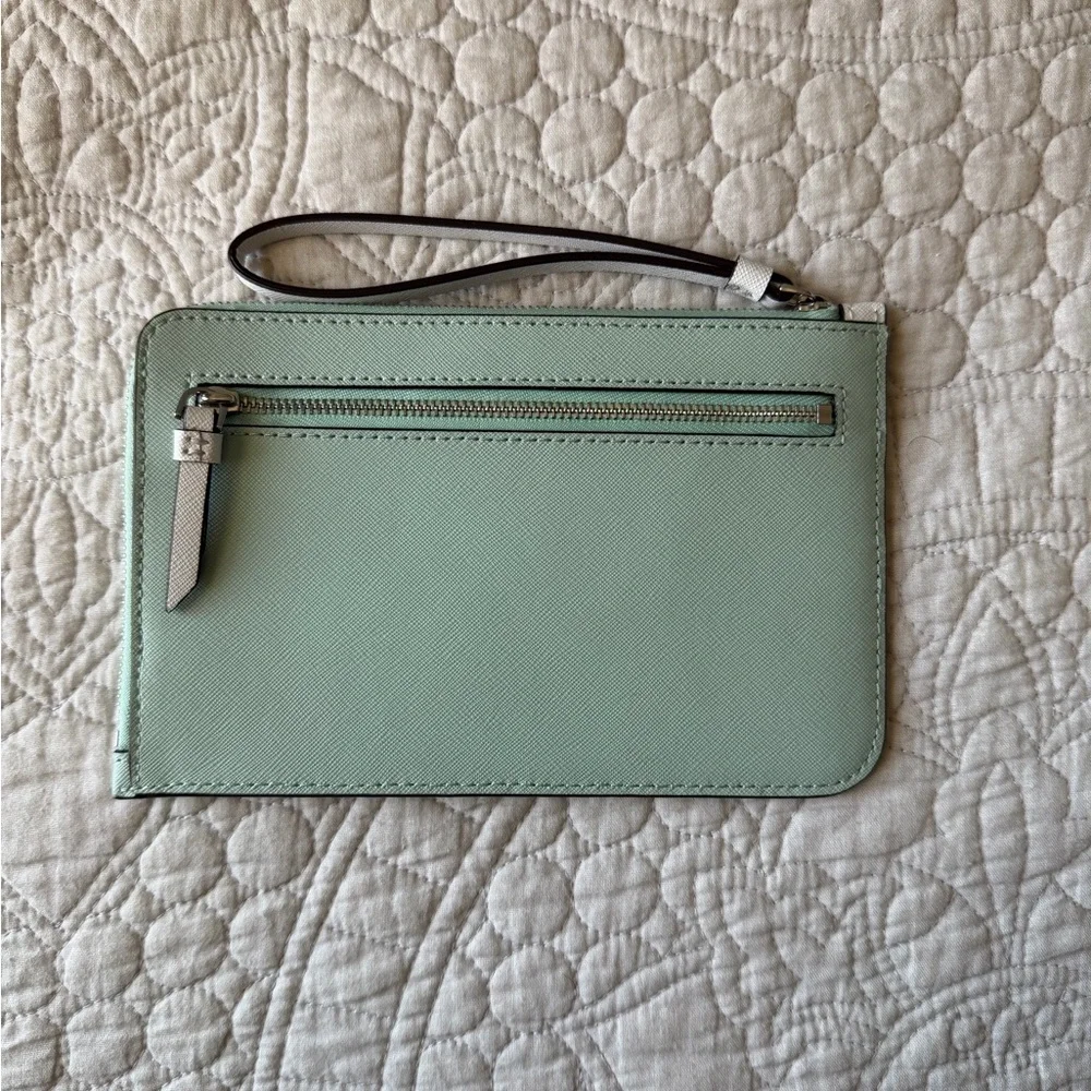 Kate Spade Cameron Medium L Zip Wrislet Spring Meadow Multi Wallet - Picture 2 of 3